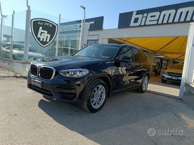Usata BMW X3 Luxury Line 190 CV (139 kW) 2019 Nero SUV
