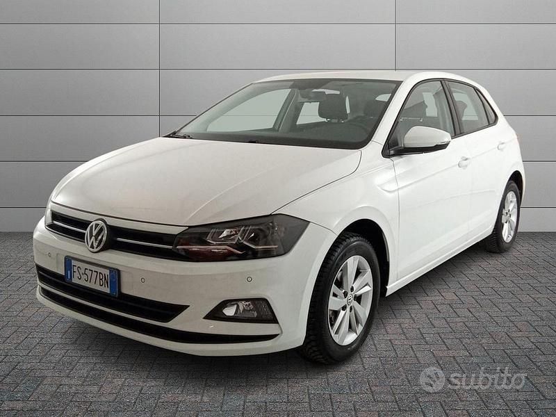 Usata VW Polo Comfortline 95 CV (69 kW) 2018 Bianco Utilitaria