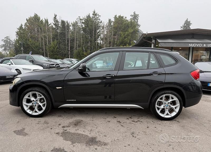 Usata BMW X1 Efficient Dynamics 177 CV (130 kW) 2010 Nero SUV