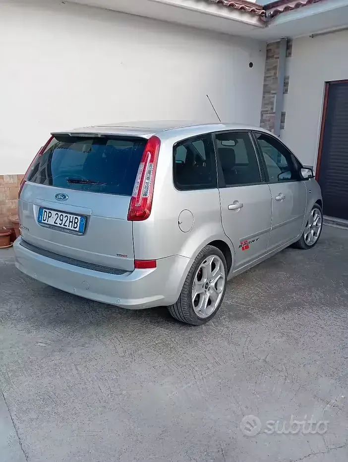 Usata Ford C-MAX Titanium 109 CV (80 kW) 2008 Grigio Monovolume