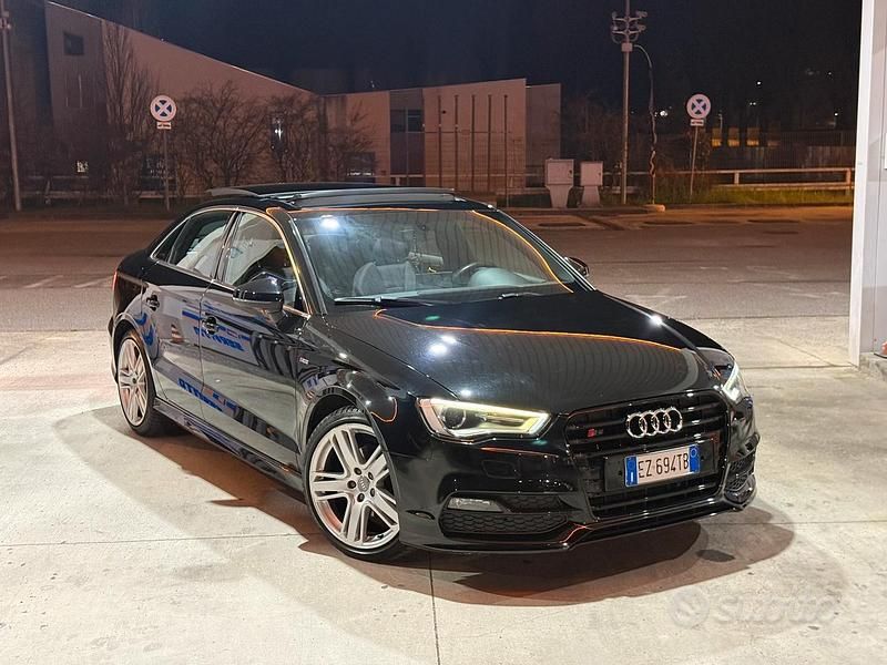 Usata Audi A3 Attraction 116 CV (85 kW) 2015 Nero Berlina