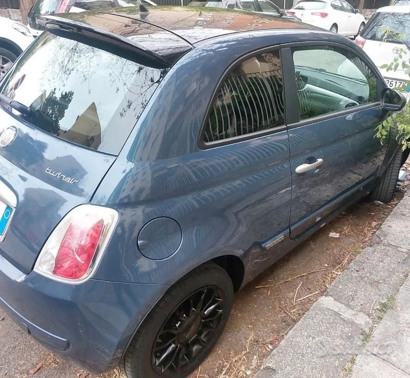 Usata Fiat 500 85 CV (62 kW) 2011 Blu Berlina