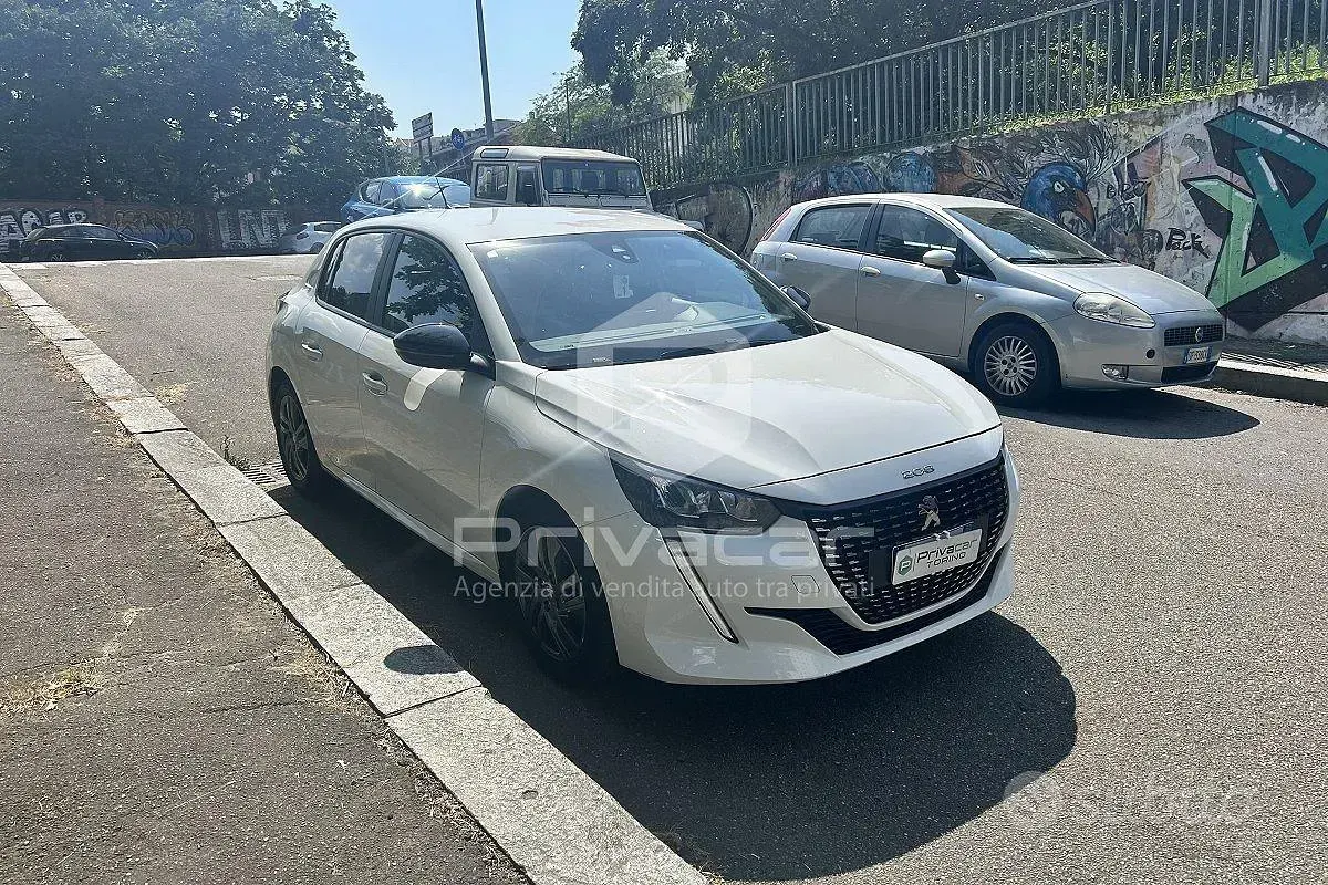 Usata Peugeot 208 Active 75 CV (55 kW) 2022 Bianco Utilitaria