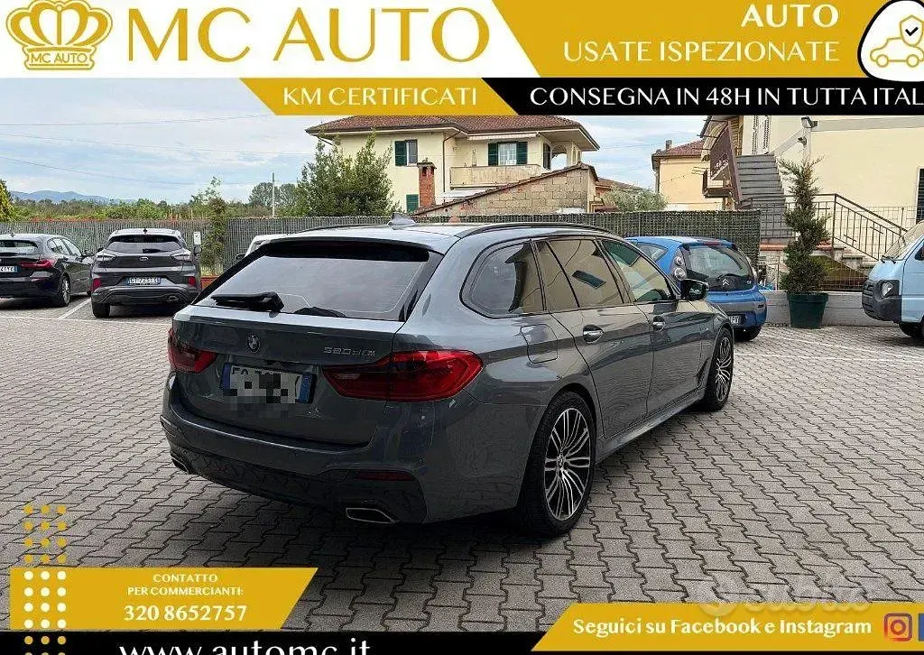 Usata BMW 520 M Sport 190 CV (139 kW) 2018 Grigio scuro Station wagon
