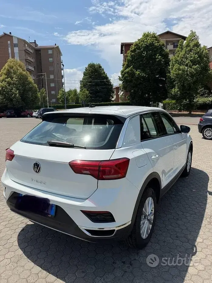 Usata VW T-Roc 150 CV (110 kW) 2021 Bianco SUV