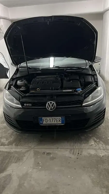 Usata VW Golf VII GTD 184 CV (135 kW) 2016 Nero Berlina