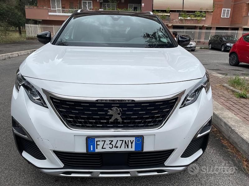 Bianco Usata 2019 Peugeot 5008 GT-line Monovolume | 22.900 € (Cara) - Immagine 1/4
