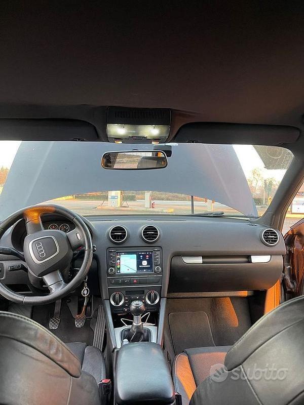 Usata Audi A3 Ambiente 140 CV (102 kW) 2005 Nero Utilitaria