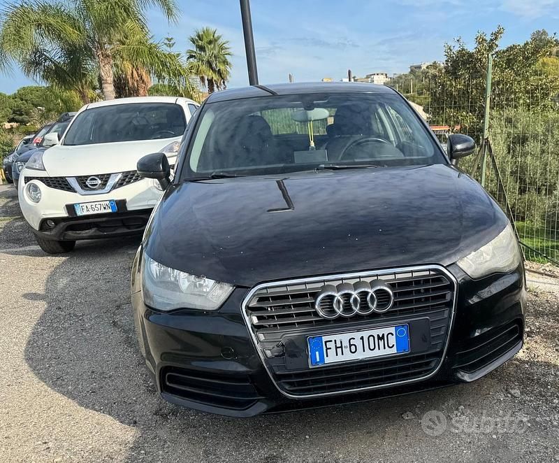 Usata Audi A1 Attraction 90 CV (66 kW) 2012 Nero Utilitaria