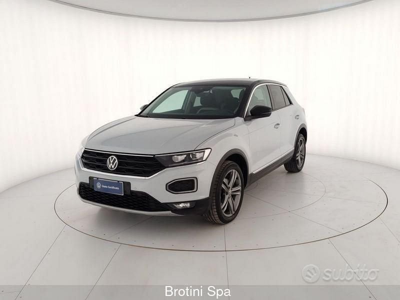 Bianco Usata 2022 VW T-Roc Advance SUV | 22.900 € (Ottimo prezzo) - Immagine 1/4
