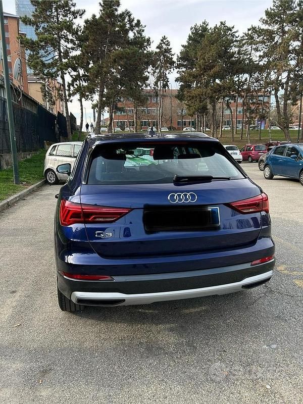 Usata Audi Q3 Advanced Plus 150 CV (110 kW) 2021 Blu SUV
