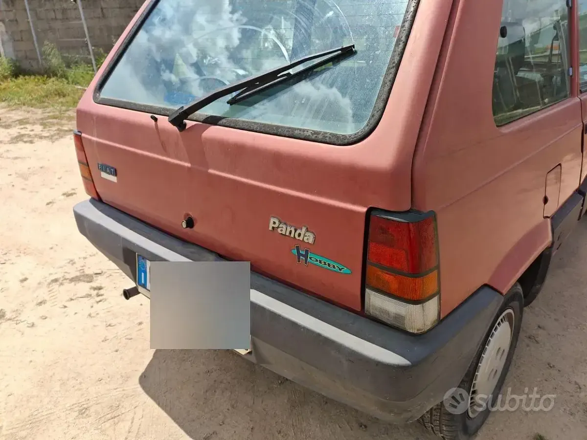 Usata Fiat Panda 54 CV (39 kW) 2002 Rosso Berlina
