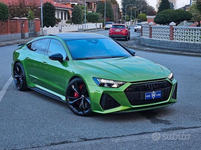 Verde Usata 2022 Audi RS7 Sportback Ambiente Due volumi | 99.900 € - Immagine 1/4