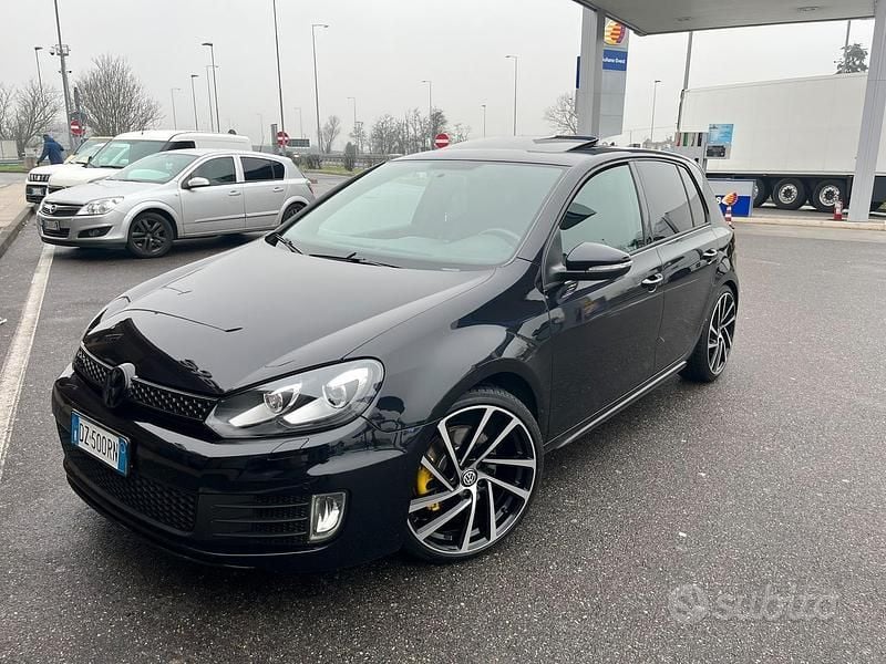 Usata VW Golf VI GTD 170 CV (125 kW) 2010 Nero Utilitaria