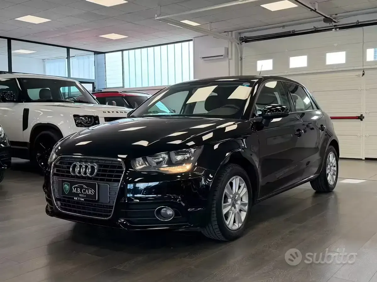 Usata Audi A1 Ambition 86 CV (63 kW) 2015 Nero Utilitaria