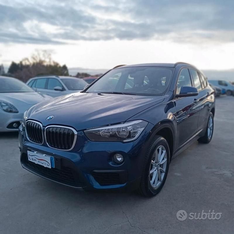 Usata BMW X1 Efficient Dynamics 150 CV (110 kW) 2018 Blu SUV
