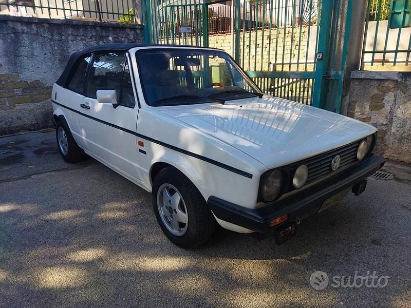 Usata VW Golf Cabriolet 80 CV (58 kW) 1983 Bianco Cabrio