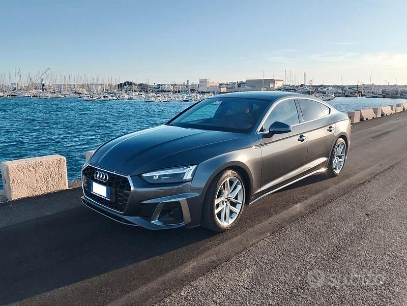 Usata Audi A5 S-Line 163 CV (119 kW) 2021 Grigio Coupé