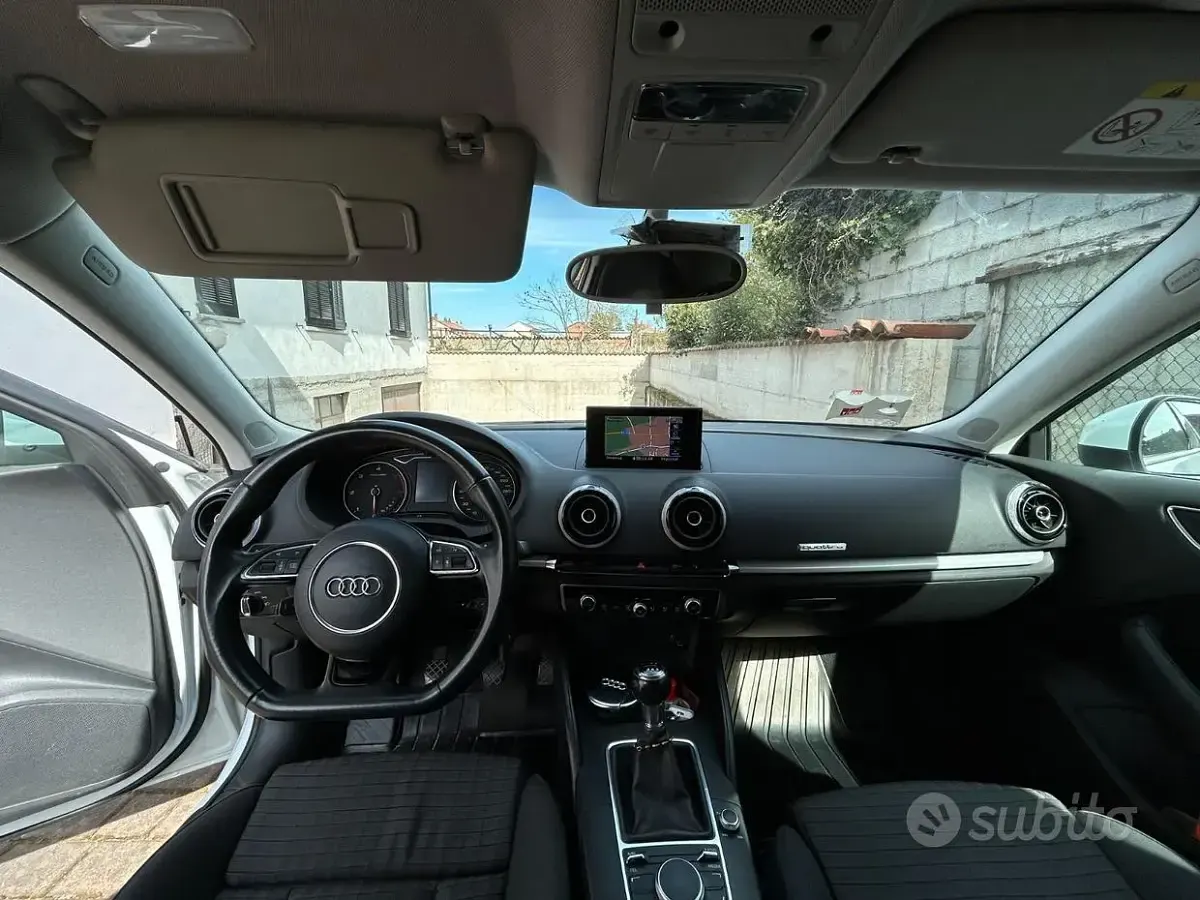 Usata Audi A3 S-Line 150 CV (110 kW) 2014 Bianco Berlina