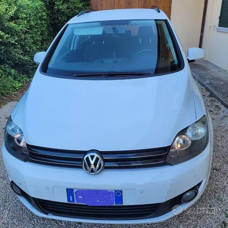 Usata VW Golf Plus 105 CV (77 kW) 2011 Bianco Monovolume