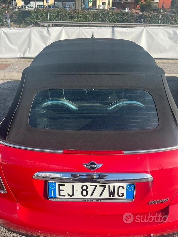 Usata Mini Cooper Cabriolet 120 CV (88 kW) 2009 Rosso Cabrio