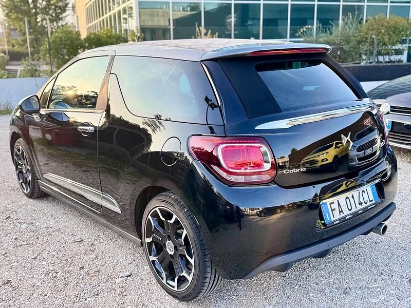 Usata DS Automobiles DS3 100 CV (73 kW) 2015 Nero Cabrio