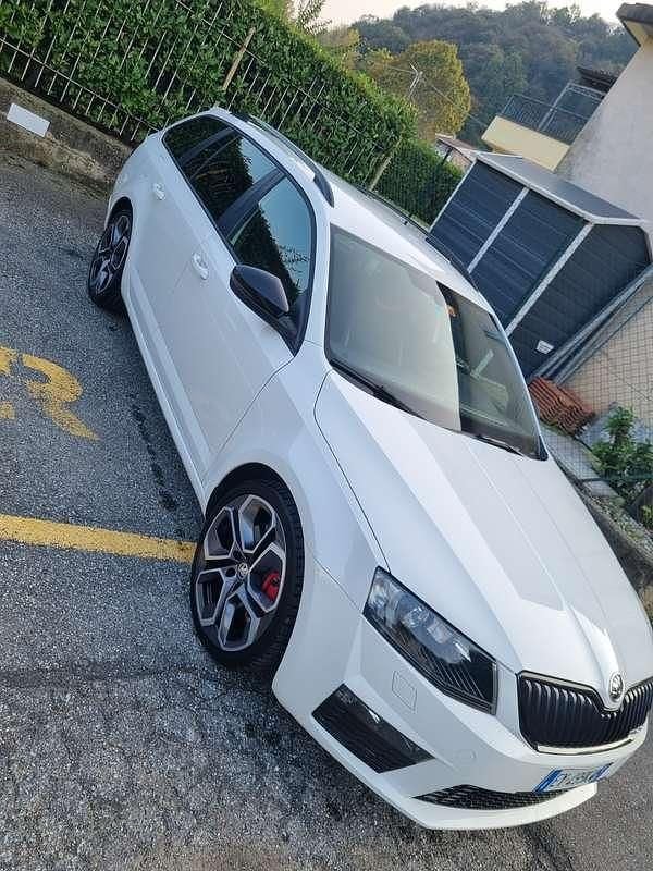Usata Skoda Octavia RS 184 CV (135 kW) 2015 Bianco Station wagon