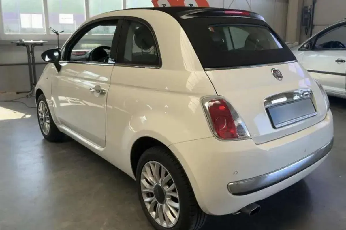 Usata Fiat 500C Lounge 69 CV (50 kW) 2014 Bianco Cabrio