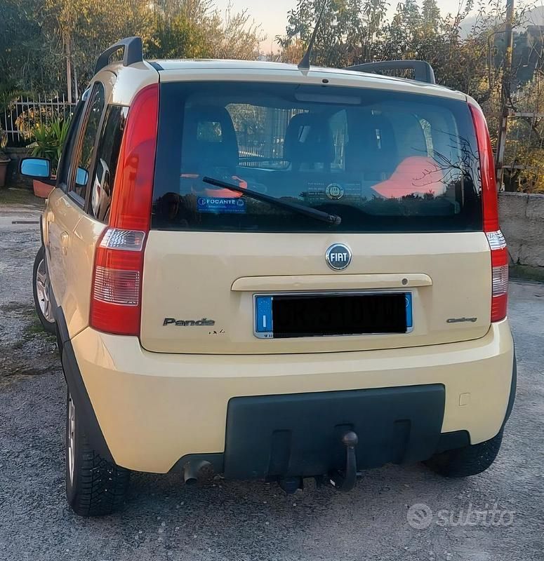 Usata Fiat Panda 4x4 2004 Giallo Utilitaria