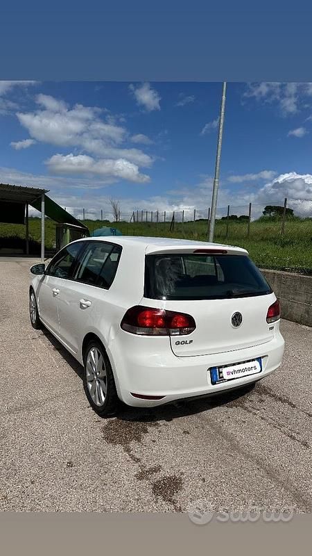 Usata VW Golf VI 2010 Bianco Utilitaria