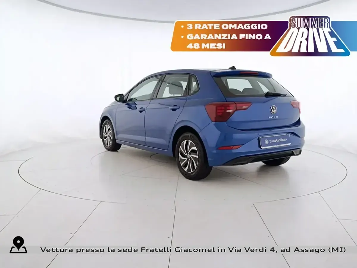Usata VW Polo Life 95 CV (69 kW) 2023 Blu Utilitaria
