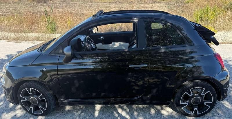 Usata Fiat 500C Sport 86 CV (63 kW) 2019 Nero Cabrio