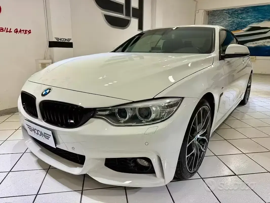 Usata BMW 420 Cabriolet M Sport 184 CV (135 kW) 2015 Bianco Cabrio