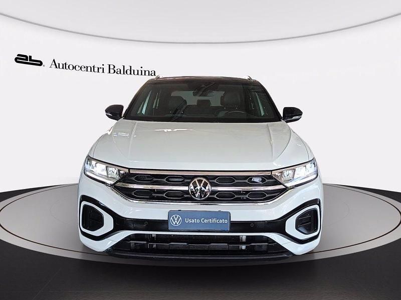 Usata VW T-Roc R-line 150 CV (110 kW) 2022 Bianco/ nero SUV