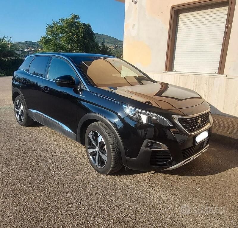 Usata Peugeot 3008 131 CV (96 kW) 2019 Nero SUV