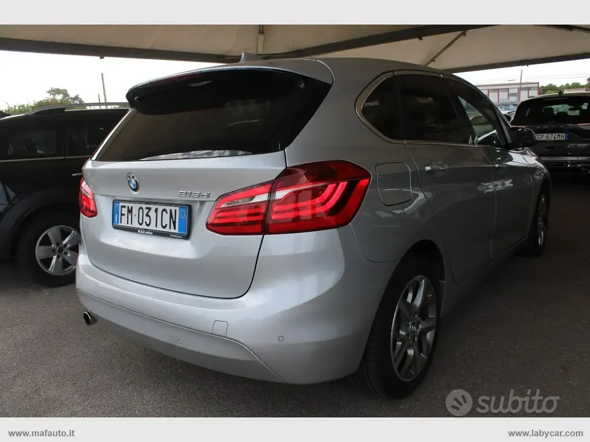 Usata BMW 218 Active Tourer Luxury Line 150 CV (110 kW) 2017 Argento Monovolume
