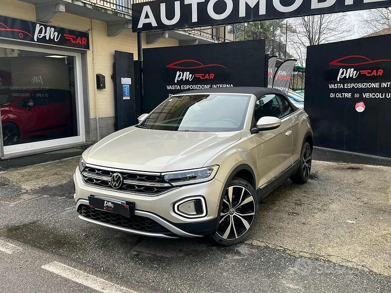 Usata VW T-Roc Cabriolet Style 150 CV (110 kW) 2024 Grigio Cabrio