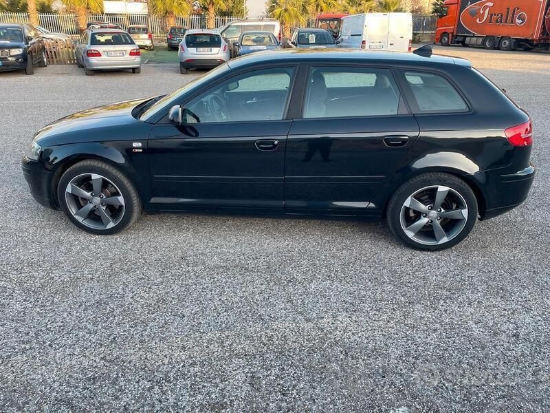 Usata Audi A3 Ambition 170 CV (125 kW) 2007 Nero Utilitaria