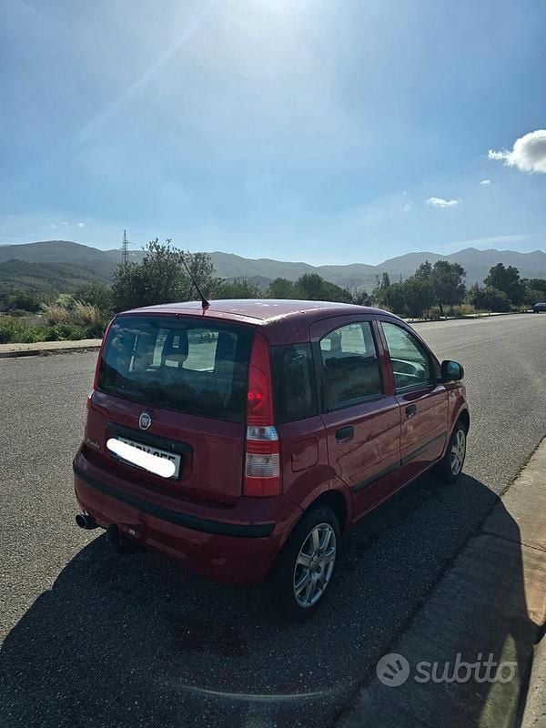 Usata Fiat Panda 2009 Rosso Utilitaria