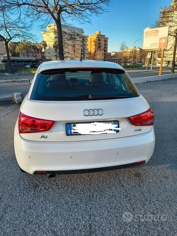 Usata Audi A1 86 CV (63 kW) 2013 Bianco Utilitaria