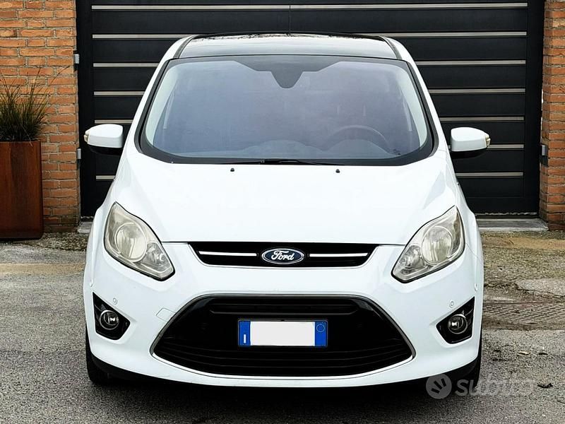 Usata Ford C-MAX Titanium 115 CV (84 kW) 2014 Bianco Monovolume