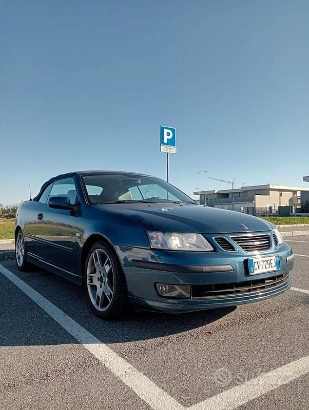 Blu Usata 2005 Saab 9-3 Cabriolet Cabrio | 9999 € (Buon prezzo) - Immagine 1/4