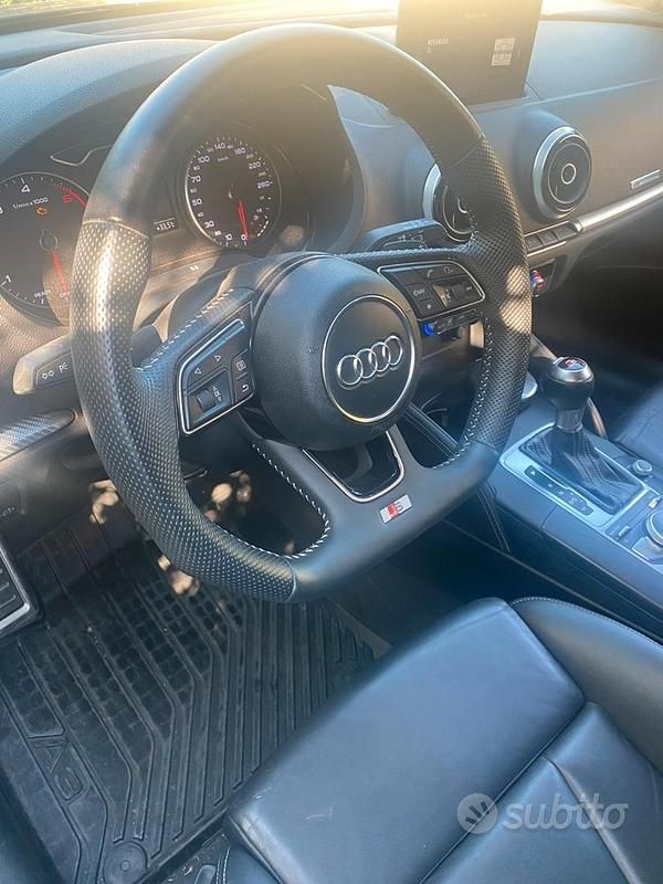 Usata Audi A3 S-Line 150 CV (110 kW) 2016 Nero Berlina