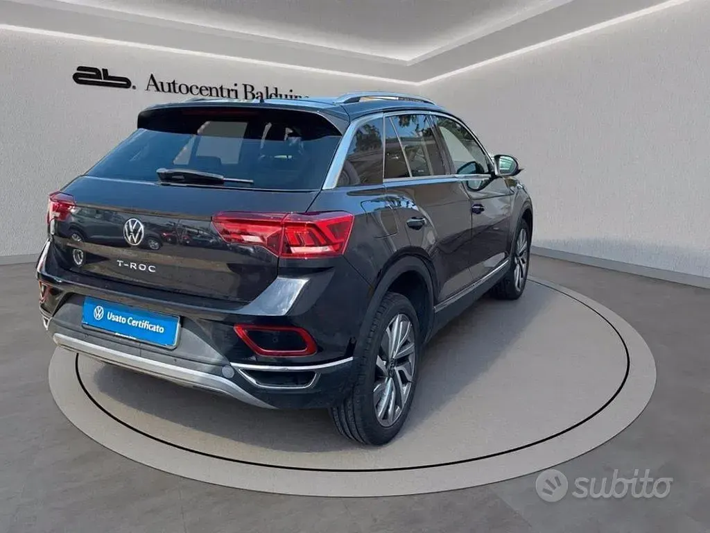 Usata VW T-Roc Style 110 CV (80 kW) 2023 Nero perla SUV