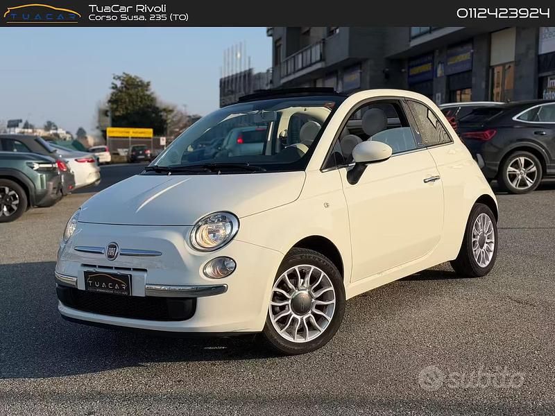 Usata Fiat 500C Lounge 101 CV (74 kW) 2012 Bianco Cabrio