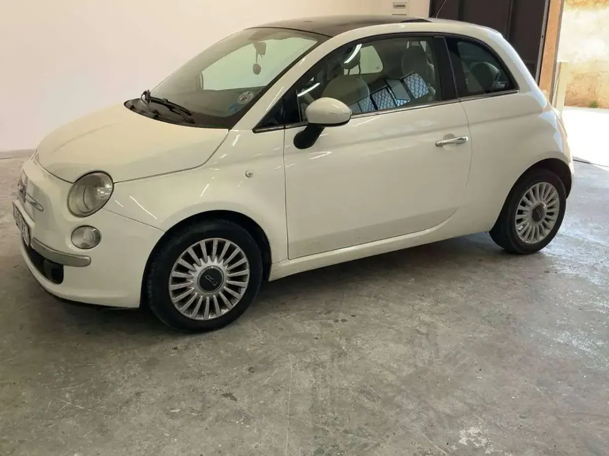 Usata Fiat 500 Lounge 95 CV (69 kW) 2012 Bianco Utilitaria