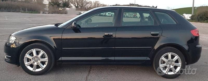 Usata Audi A3 140 CV (102 kW) 2013 Nero Berlina