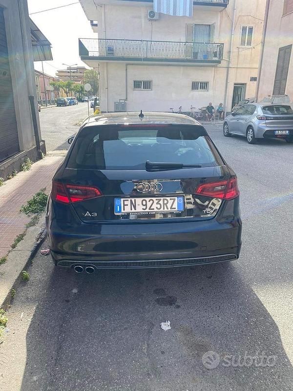 Usata Audi A3 S-Line 2013 Nero Coupé