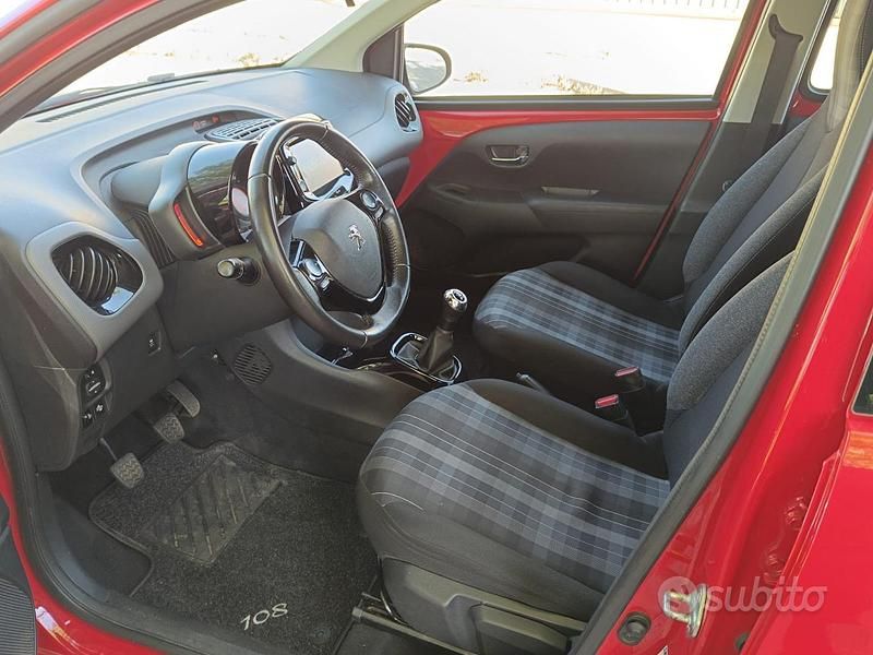Usata Peugeot 108 2018 Rosso Utilitaria