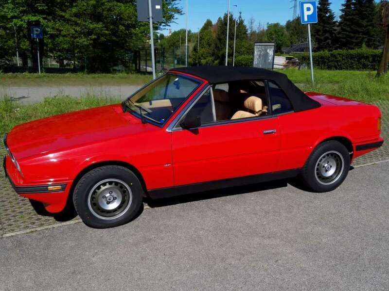 Rosso Usata 1987 Maserati Biturbo Cabrio | 29.000 € - Immagine 1/4